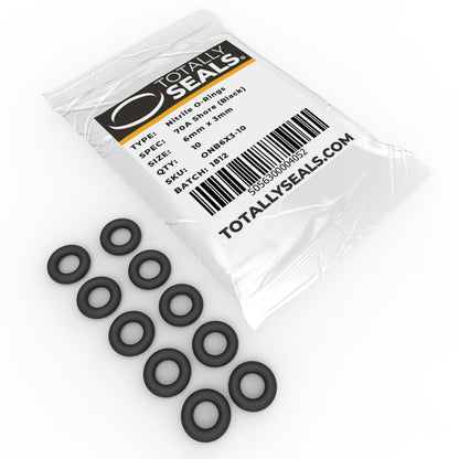 6mm x 3mm (12mm OD) Nitrile O-Rings - Totally Seals®