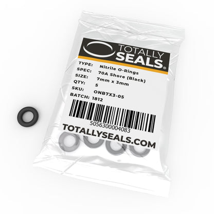 7mm x 3mm (13mm OD) Nitrile O-Rings - Totally Seals®