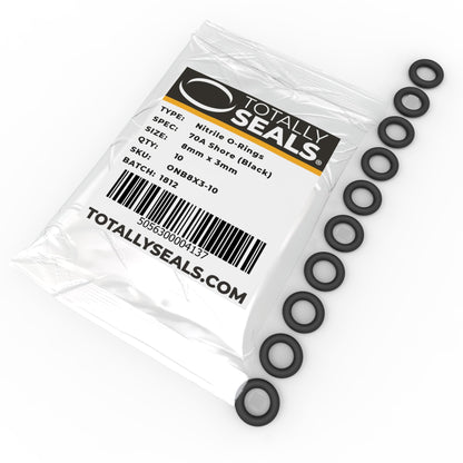 8mm x 3mm (14mm OD) Nitrile O-Rings - Totally Seals®