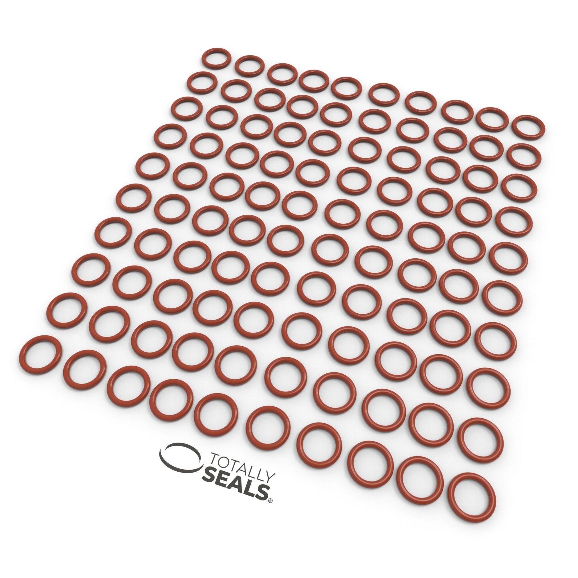 7mm x 2.5mm (12mm OD) Silicone O-Rings - Totally Seals®