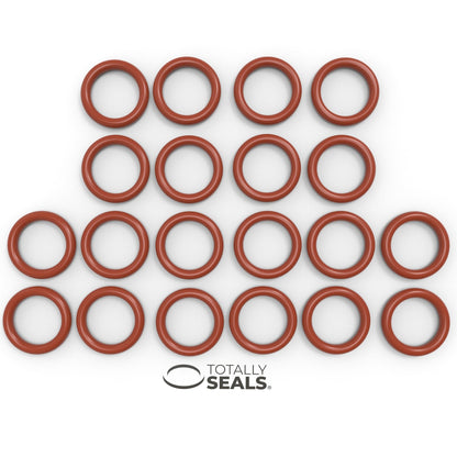 7mm x 2.5mm (12mm OD) Silicone O-Rings - Totally Seals®