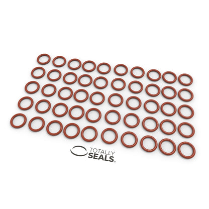 6mm x 2mm (10mm OD) Silicone O-Rings - Totally Seals®