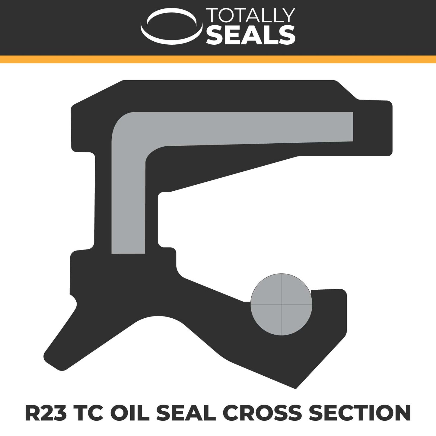 18mm x 28mm x 7mm - R23 (TC) Oil Seal - Totally Seals®